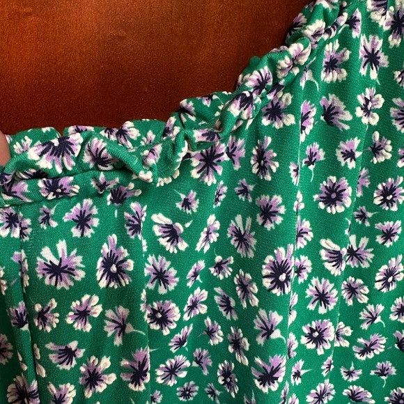 Fortune + Ivy Stitchfix Dayce Halter Knit Tank Green Floral XXL - Picture 5 of 6